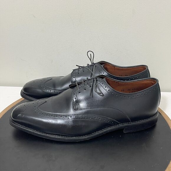 Allen Edmonds Bel Air Shoes Men 10 3E Wingtip Oxford Black Leather Luxury main image 13